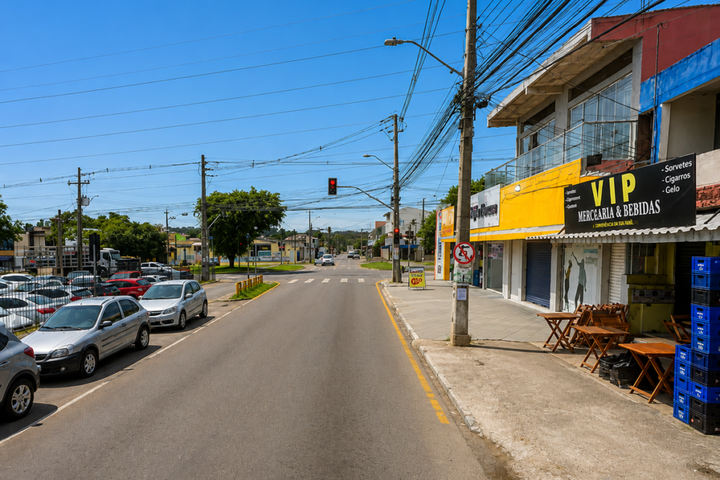 Rua Ernesto Francisco Hannemann no Tatuquara em Curitiba